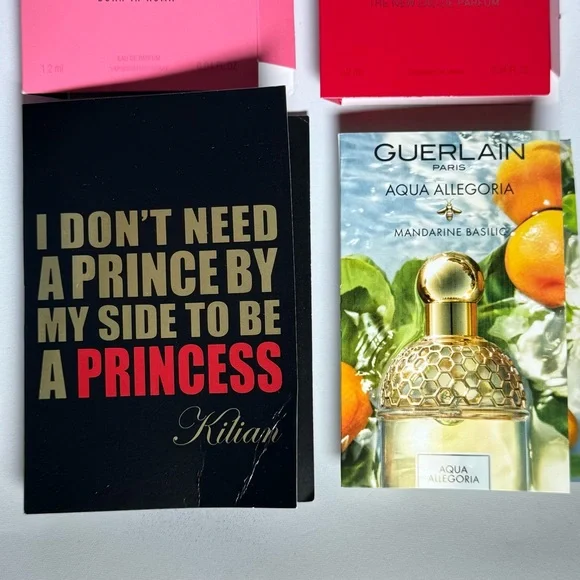 Kilian, Valentino Born In Roma, Valentino, Guerlain Aqua Allegoria  4 Samples - Picture 7 of 8